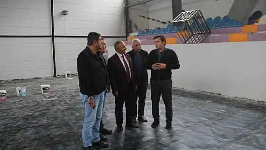 Bekir Eser, çalışmaları yerinde inceledi