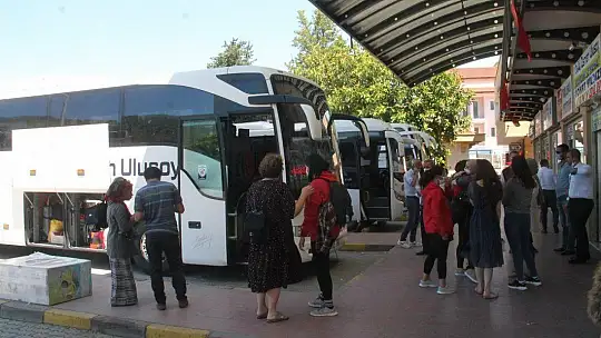 Otogarda hareketlilik yaşandı