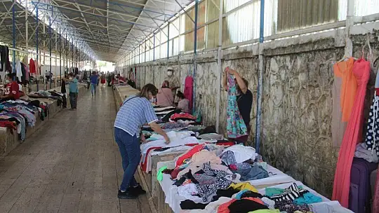 İkinci el pazarı aylar sonra kuruldu