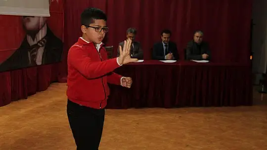 Ortaokul öğrencileri yarıştı