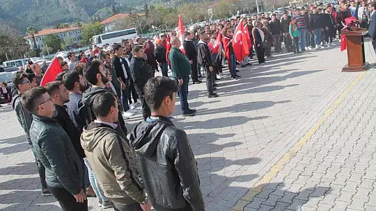 İdlib Şehitleri Fethiye'de de Unutulmadı