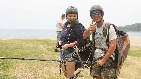 YAMAÇ PARAŞÜTÜNDE İLK MÜŞTERİLER ÇİNLİ