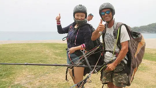 YAMAÇ PARAŞÜTÜNDE İLK MÜŞTERİLER ÇİNLİ