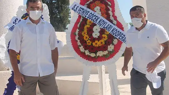 Fethiye'de çelenk sunma töreni yapıldı