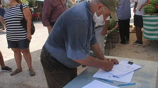 AKMAZ PLAJI İÇİN İMZA KAMPANYASI BAŞLATILDI