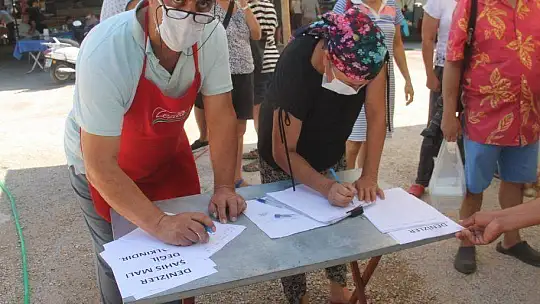 AKMAZ PLAJI İÇİN İMZA KAMPANYASI BAŞLATILDI