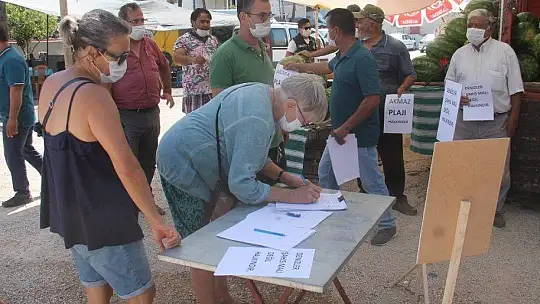 AKMAZ PLAJI İÇİN İMZA KAMPANYASI BAŞLATILDI