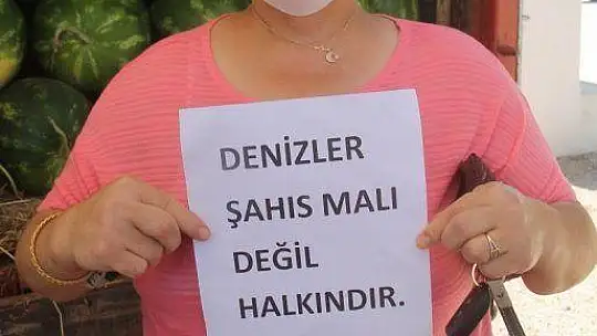 AKMAZ PLAJI İÇİN İMZA KAMPANYASI BAŞLATILDI