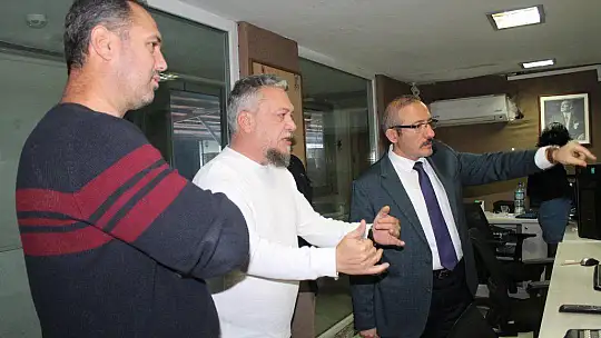 KAYMAKAM KARAMAN, SED MEDYA'YI ZİYARET ETTİ