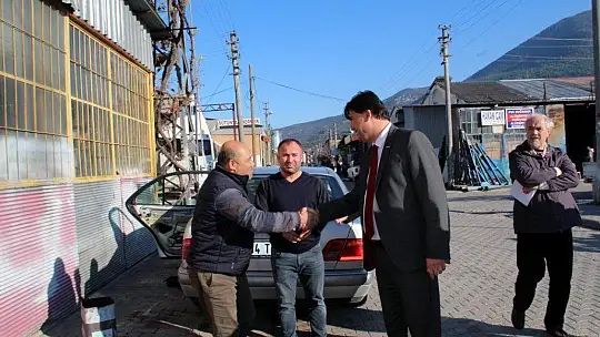 Karaca, sanayide incelemelerde bulundu