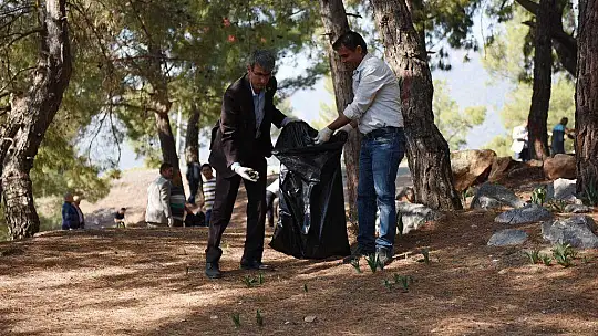 Kayıkseki Mesire Alanı temizlendi