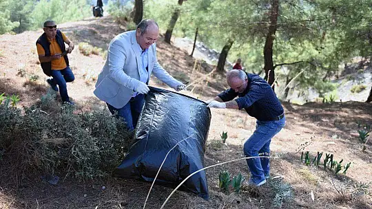 Kayıkseki Mesire Alanı temizlendi