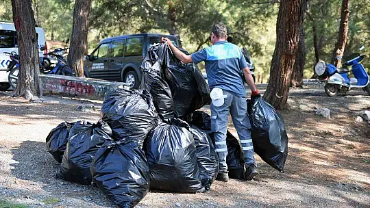 Kayıkseki Mesire Alanı temizlendi