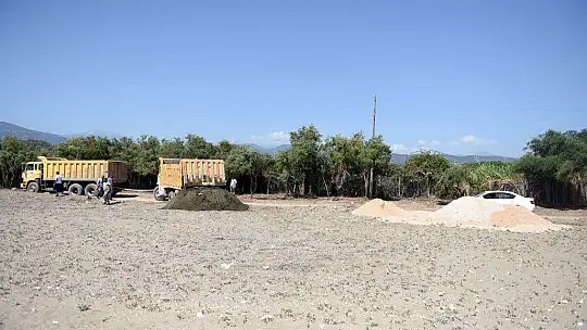 Karaot halk plajında çalışmalar başladı