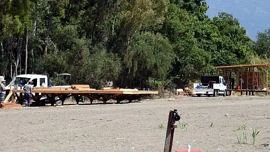 Karaot halk plajında çalışmalar başladı