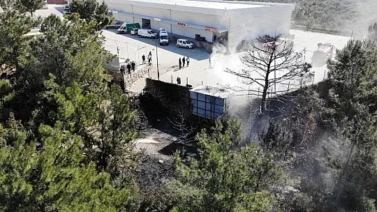 Kaynak yaparken ormanı yaktılar