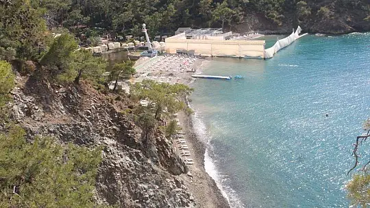 Fethiye'de tesettür plajı