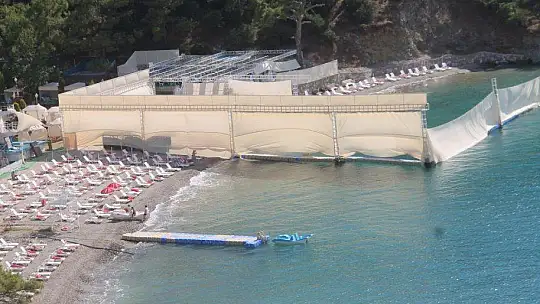 Fethiye'de tesettür plajı