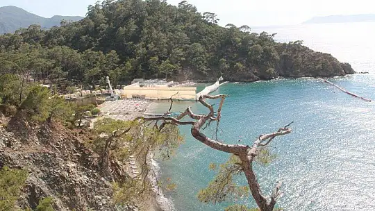 Fethiye'de tesettür plajı