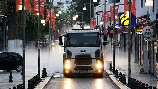 KURBAN KESİM YERLERİ İLE CADDE VE SOKAKLAR DEZENFEKTE EDİLDİ