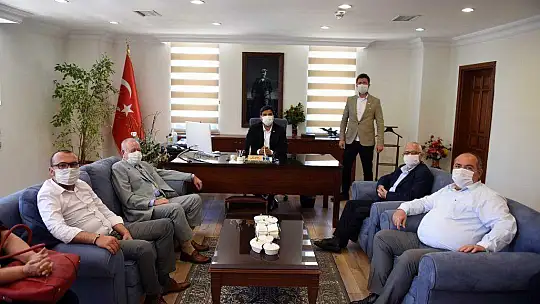 CHP İl Başkanı Zeybekoğlu'dan Karaca'ya ziyaret