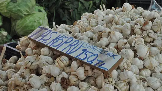 Fethiye'de sarımsağa enflasyon vurdu, kilosu 150 lira!