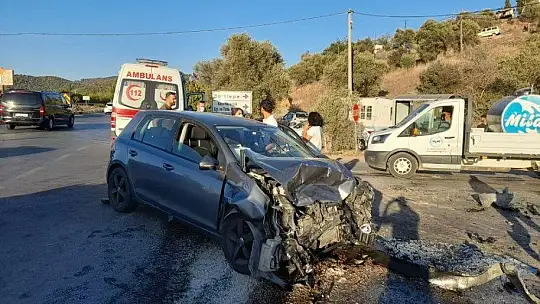 Milas-Bodrum karayolunda kaza: 1 yaralı