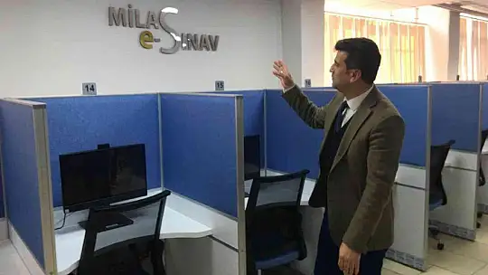 Milas'ta e-sınav merkezi açıldı