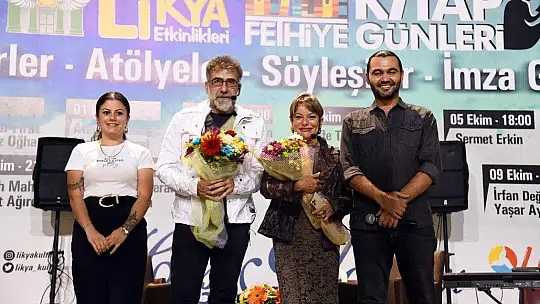 Mine Kırıkkanat ve Mustafa Hoş Fethiye'de Söyleşide Buluştu