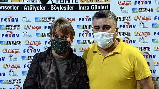Mine Kırıkkanat ve Mustafa Hoş Fethiye'de Söyleşide Buluştu