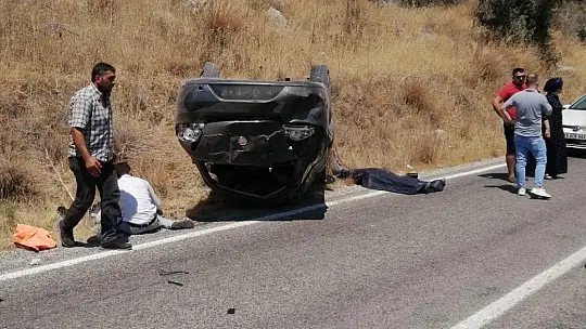 Muğla'da otomobil takla attı: 1 ölü, 4 yaralı