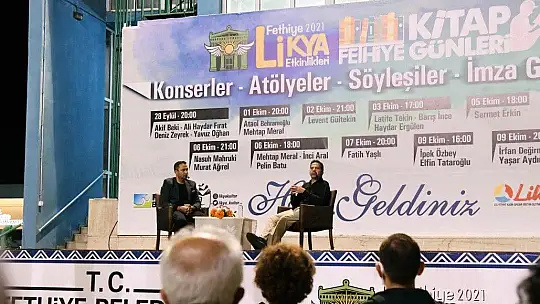 Nasuh Mahruki ve Murat Ağırel Likya Etkinlikleri'nde buluştu