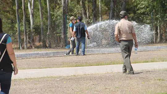 Yangın ekiplerine iş başı eğitimi