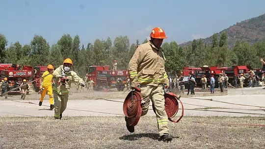 Yangın ekiplerine iş başı eğitimi