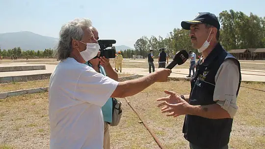 Yangın ekiplerine iş başı eğitimi