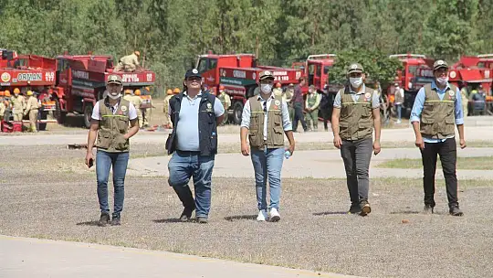 Yangın ekiplerine iş başı eğitimi