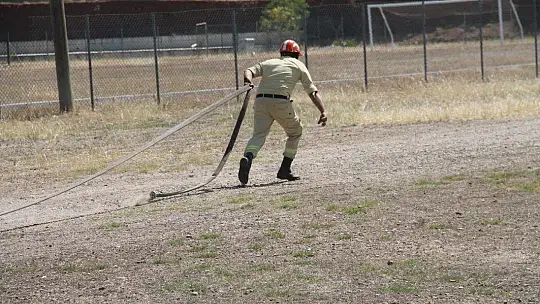 Yangın ekiplerine iş başı eğitimi