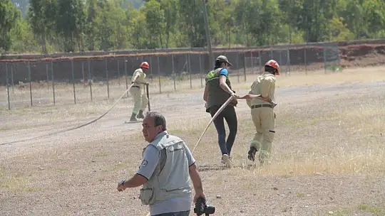 Yangın ekiplerine iş başı eğitimi