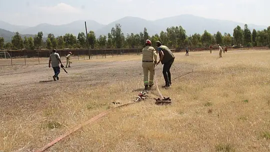Yangın ekiplerine iş başı eğitimi