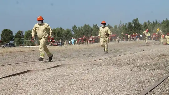 Yangın ekiplerine iş başı eğitimi