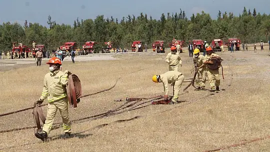 Yangın ekiplerine iş başı eğitimi