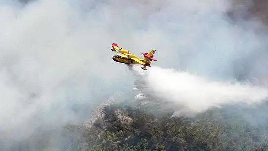 Orman yangınlarında 6 uçak 39 helikopter görev aldı