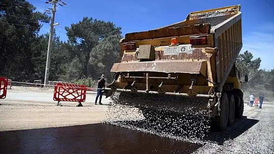 Ovacık Caddesi asfaltlanıyor
