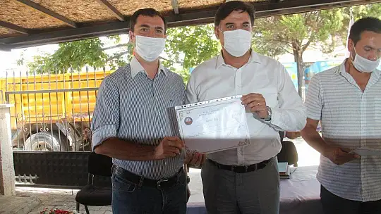 Kaymakam ve Belediye Başkanı protokol imzaladı