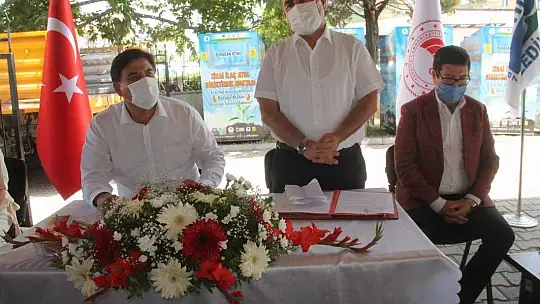 Kaymakam ve Belediye Başkanı protokol imzaladı