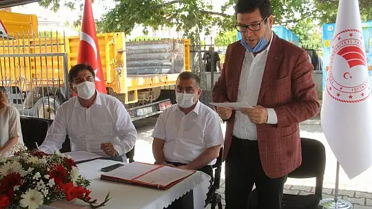 Kaymakam ve Belediye Başkanı protokol imzaladı