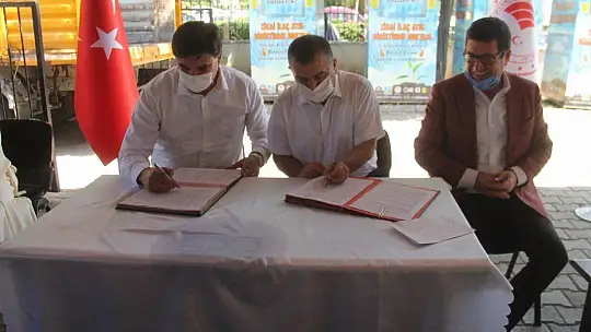 Kaymakam ve Belediye Başkanı protokol imzaladı