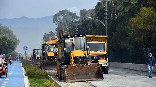 Sahil Bandı'nda alt yapı çalışmaları başladı!