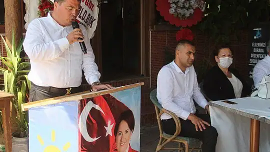 SEYDİKEMER İYİ PARTİ'DE GÜLER, GÜVEN TAZELEDİ