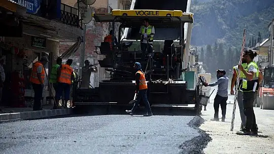 Sıcak Asfalt (BSK) çalışması başladı